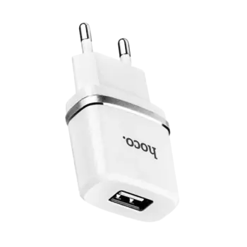 Сетевой адаптер HOCO C11 Smart Белый + кабель MicroUSB