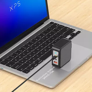 Сетевой адаптер KingMa 140W GaN USB/Type-C KM-PD140-EU