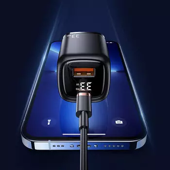 Сетевой адаптер USAMS CC152 T46 33W (EU) Черный CC152TC01