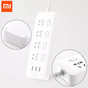 Сетевой фильтр Xiaomi Mi Power Strip (4 розетки + 3 USB ) MJSWSKCXB - 01QM