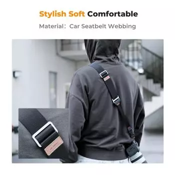 Шейный ремень K&F Concept Camera strap KF13.132 Чёрный KF13.132V1