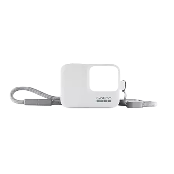 Силиконовый чехол с ремешком GoPro Sleeve + Lanyard Neon для HERO5/6/7 Белый ACSST-002