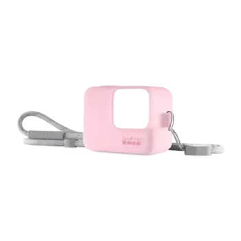 Силиконовый чехол с ремешком GoPro Sleeve + Lanyard Neon для HERO5/6/7 Розовый ACSST-004