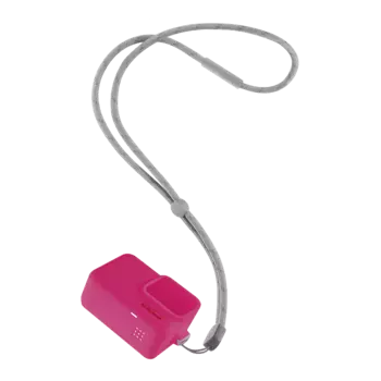 Силиконовый чехол с ремешком GoPro Sleeve + Lanyard Neon для HERO5/6/7 Неоновый розовый ACSST-011