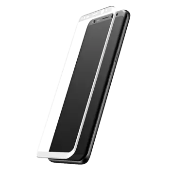 Стекло защитное 3D Baseus 0.3mm для Galaxy S8 Белое