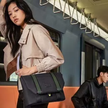 Сумка 90 Points NinetyGo URBAN E-USING PLUS Crossbody Bag Чёрная 90BBPMT2142U