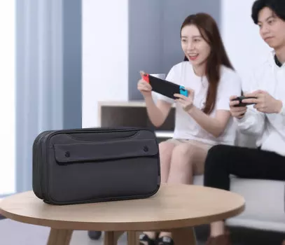 Сумка-чехол Baseus Track для Nintendo Switch Темно-серая LBGD-A0G