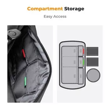 Сумка K&F Concept Alpha Sling Bag 10L Чёрная KF13.157V1