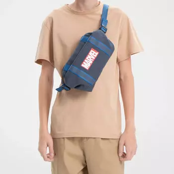 Сумка поясная 90 Points NinetyGo Marvel Casual Crossbody Chest Bag Синяя