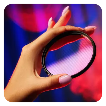 Светофильтр Fliker Блеск линейный бесцветный 77мм