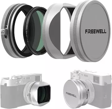 Светофильтр и бленда Freewell CPL/Glow Mist 1/4 для Fujifilm серии X100 Серебро FW-FU-XS