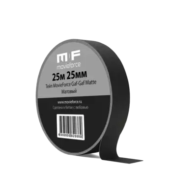 Тейп MovieForce Gaf-Gaf Matte 25м 25мм Чёрный MF-69M04