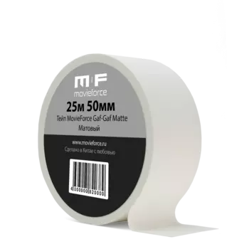 Тейп MovieForce Gaf-Gaf Matte 25м 50мм Белый MF-69M06
