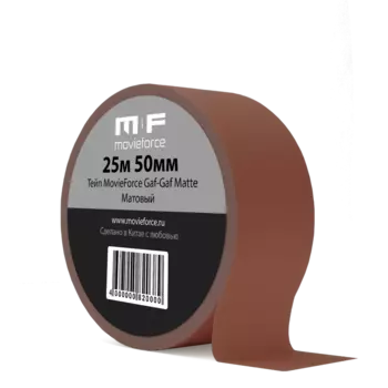 Тейп MovieForce Gaf-Gaf Matte 25м 50мм Коричневый MF-69M26