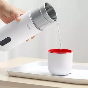 Термос Xiaomi Deerma Electric Hot Water Cup Белый DEM-DR035