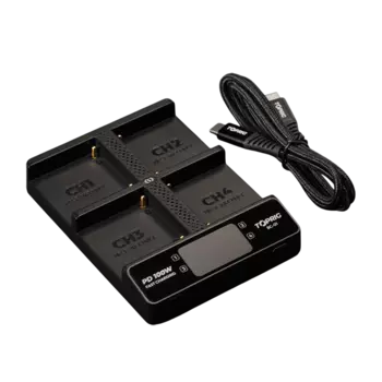Зарядное устройство Accsoon TOPRIG BC-01 100W 4-Bay для NP-F