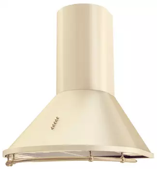 Купольная вытяжка NIKOL 600 ivory/bronze push button