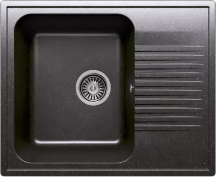 Мойка KOMFORT 1B LR W 610*500 BLACK