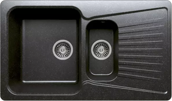 Мойка PLATTE 2B LR W 850*500 BLACK