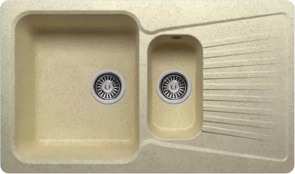 Мойка PLATTE 2B LR W 850*500 OAT