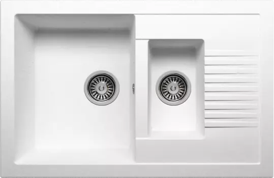 Мойка RAUM 2B LR W 770*500 WHITE