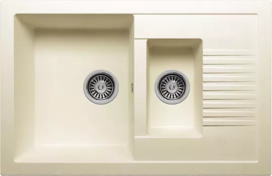 Мойка RAUM 2B LR W 770*500 PEARL