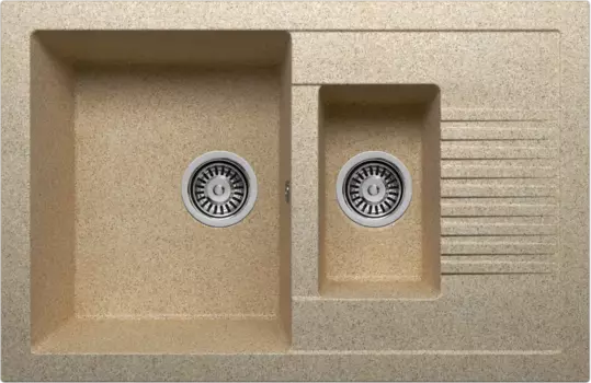 Мойка RAUM 2B LR W 770*500 SAND