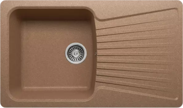 Мойка REGEN 1B LR W 850*500 BROWN