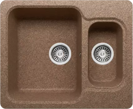 Мойка TRAUM 2B LR 610*500 BROWN