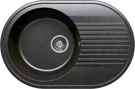 Мойка TROMMEL 1B LR W 760*500 BLACK