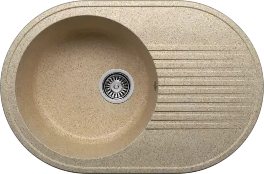 Мойка TROMMEL 1B LR W 760*500 SAND