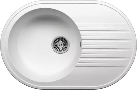 Мойка TROMMEL 1B LR W 760*500 WHITE