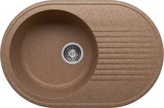 Мойка TROMMEL 1B LR W 760*500 BROWN