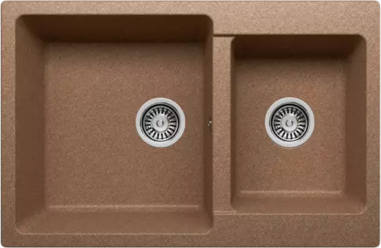 Мойка VORTEIL 2B LR 770*500 BROWN