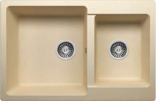 Мойка VORTEIL 2B LR 770*500 CREAM