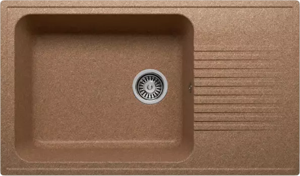 Мойка ZELLE 1B LR W 850*500 BROWN