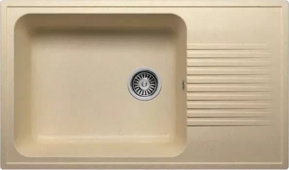 Мойка ZELLE 1B LR W 850*500 CREAM