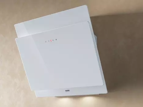 Наклонная вытяжка ANGELICA 600 white sensor