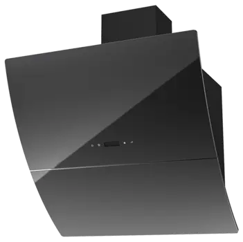 Наклонная вытяжка CELESTA 600 black sensor