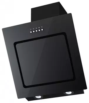 Наклонная вытяжка KIRSA 500 black/black glass