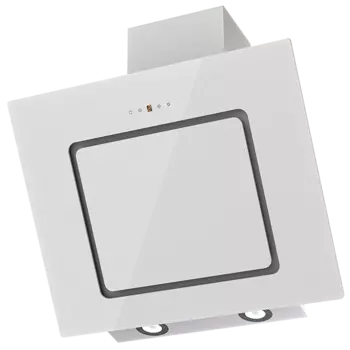 Наклонная вытяжка KIRSA 600 white/white glass sensor