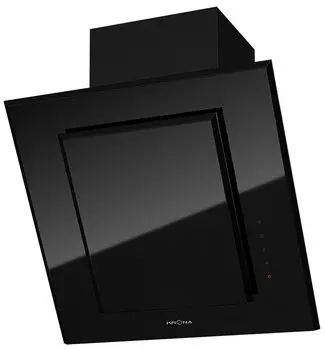 Наклонная вытяжка LILY 600 BLACK 3P-S