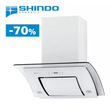 Наклонная вытяжка Shindo ALIOT PS 60 W/OG 3ETC