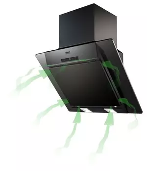 Наклонная вытяжка SIMONA 600 BLACK 3S