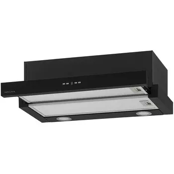 Вытяжка телескопическая KRONA KAMILLA TK 600 BLACK (1 мотор)