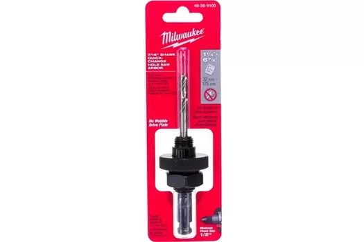 Адаптер для биметаллических коронок Milwaukeel 32-210 Milw. 5/8"x18 хвостовик Hex 11 49569100