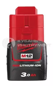Аккумулятор Milwaukee M12 B3 3Ач Li-Ion 4932451388