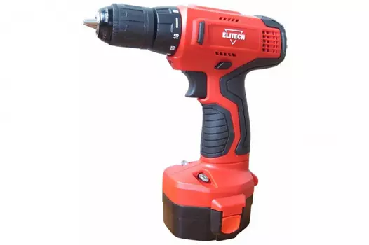 Аккумуляторная дрель-шуруповерт Elitech ДА 14НК2