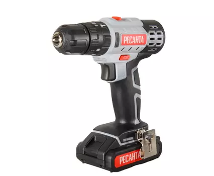 Аккумуляторная дрель-шуруповерт Ресанта ДА-18-2ЛК-У ЕА+ 75/14/6