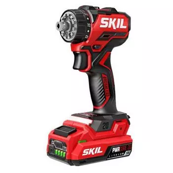 Аккумуляторная дрель-шуруповерт SKIL QD6293 с 4-мя насадками, 2 АКБ 2Ач +ЗУ QD6293SE10